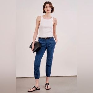 Nili Lotan Croppes French Military Pant US 4 in cloud blue/Teal